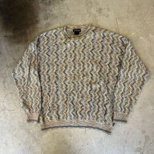 Tosani Sweater Mens XL Pullover Multicolor coogi style Crosby  Vintage VTG